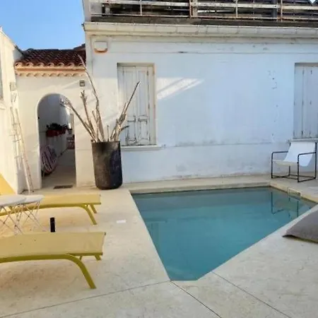Avec Piscine Privee Climatisation Et Wifi Equipee Pour 6 Personnes - 6vhip3 Villa Canet-en-Roussillon