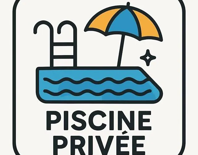 빌라 Avec Piscine Privee Climatisation Et Wifi Equipee Pour 6 Personnes - 6vhip3 *